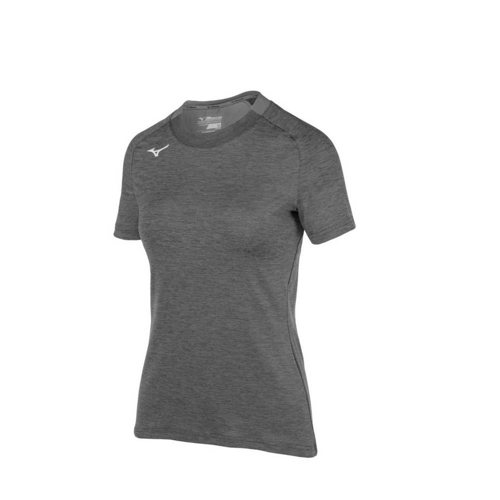 Camisetas Mizuno Alpha Short Sleeve Mujer Gris Outlet NUAH-45283